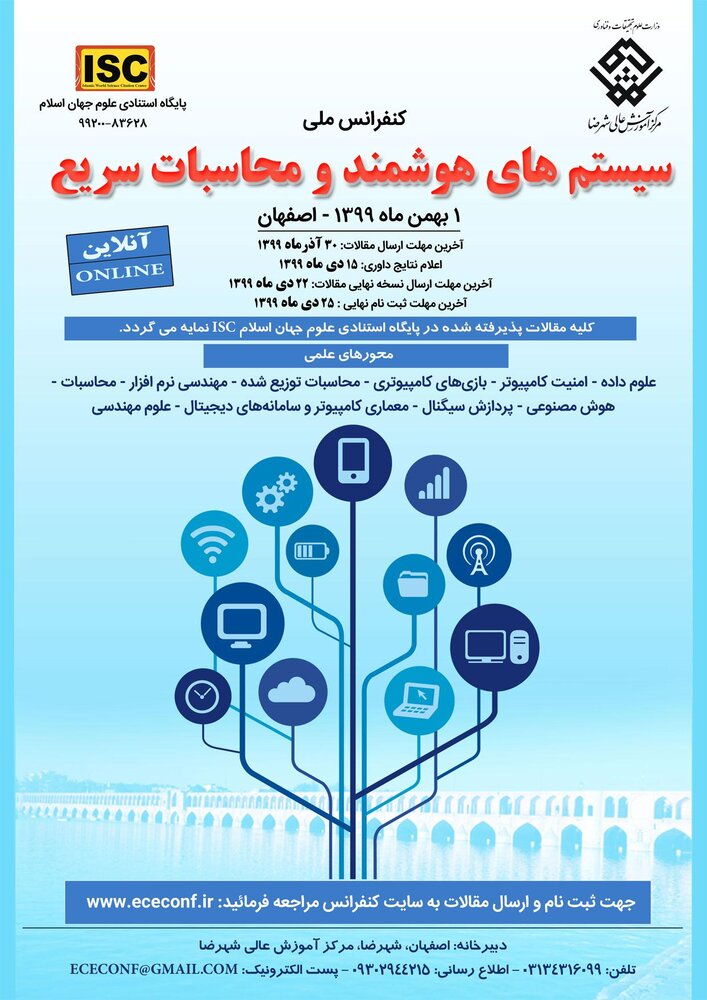 فراخوان ارسال مقاله به کنفرانس ملی «سیستم‌های هوشمند و محاسبات سریع»