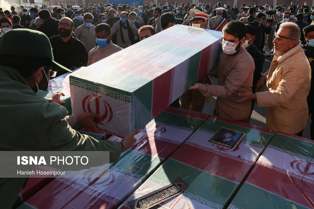 استقبال از پیکرهای مطهر ۱۵ شهید گمنام دوران دفاع مقدس – شیراز