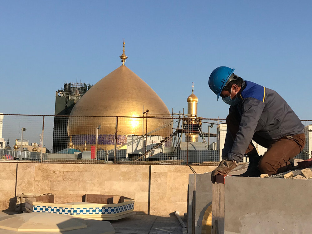 آخرین وضعیت حرم امام علی (ع) + عکس