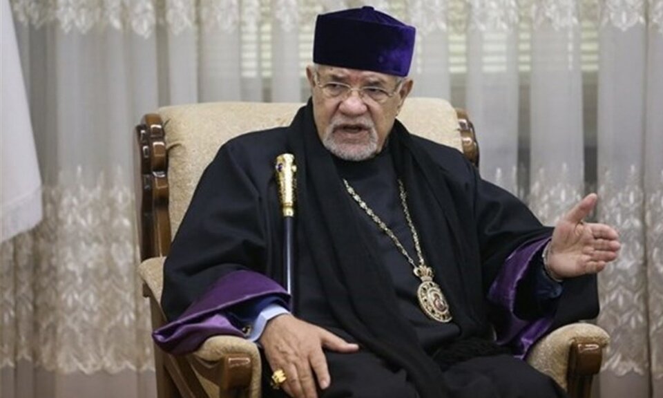 تبریک خلیفه ارامنه تهران به مناسبت آغاز سال نو