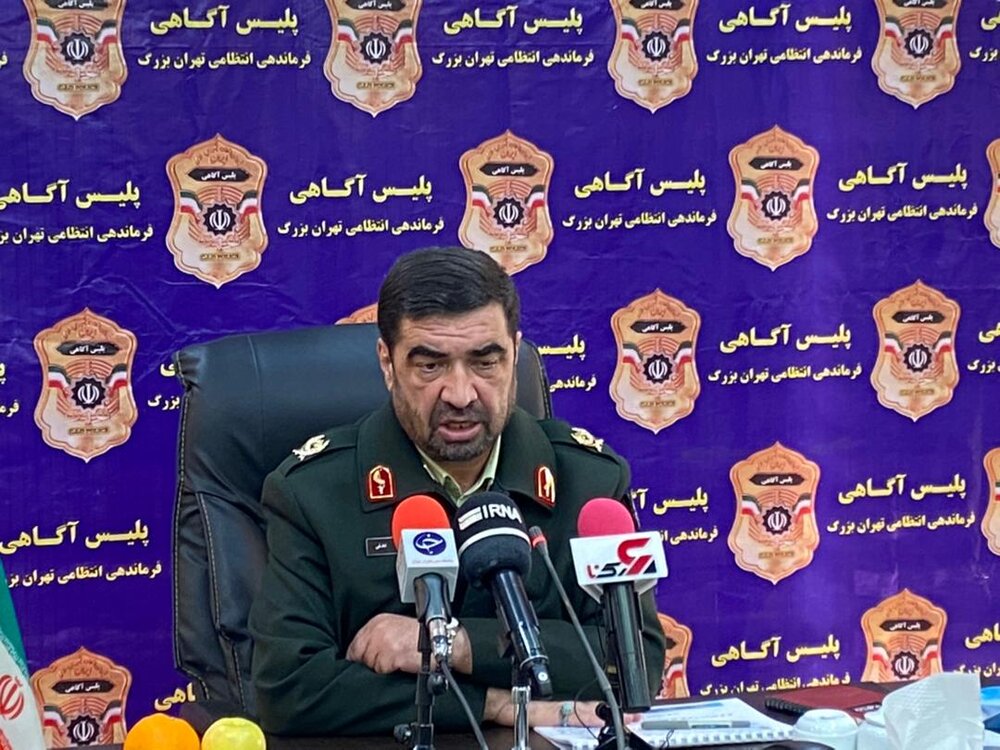 کاهش ۸ درصدی جرائم پایتخت در نوروز ۱۴۰۰ / موتورسیکلت ابزار۶۰ درصد جرائم