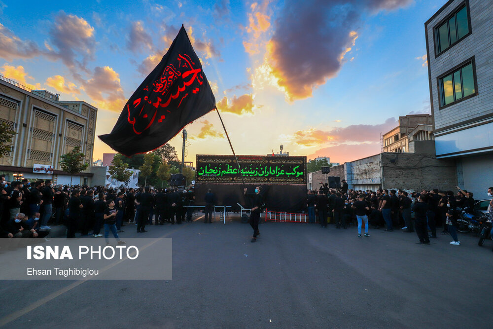 عزاداری زنجانی ها در یوم الزینب (س)