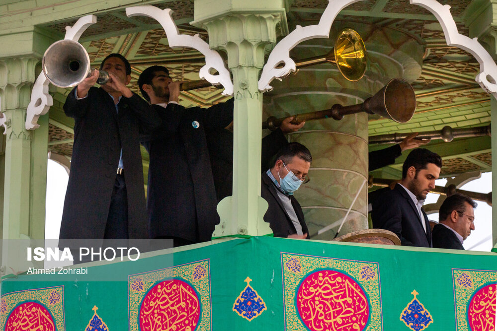 نقاره زنی شب میلاد حضرت علی(ع) – قم