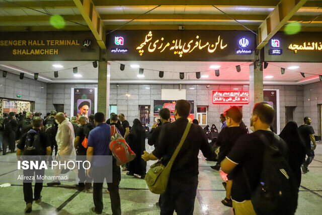 تردد بیش از ۹ هزار مسافر از پایانه‌های مرزی خوزستان