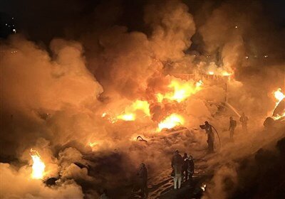 انفجار در شرکت گاز بوتان اهواز