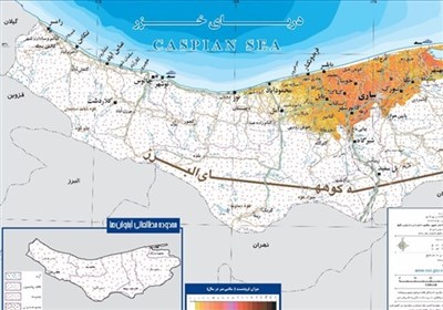 وضعیت عجیب فرونشست زمین در نوار ساحلی شرق خزر