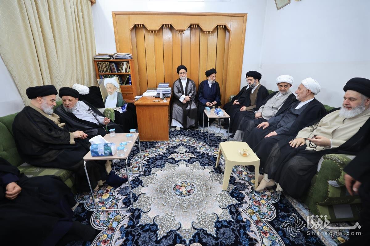 تصاویری از شکستن مُهر حضرت آیت الله فیاض | ببینید تصاویری از شکستن مُهر حضرت آیت الله فیاض | ببینید